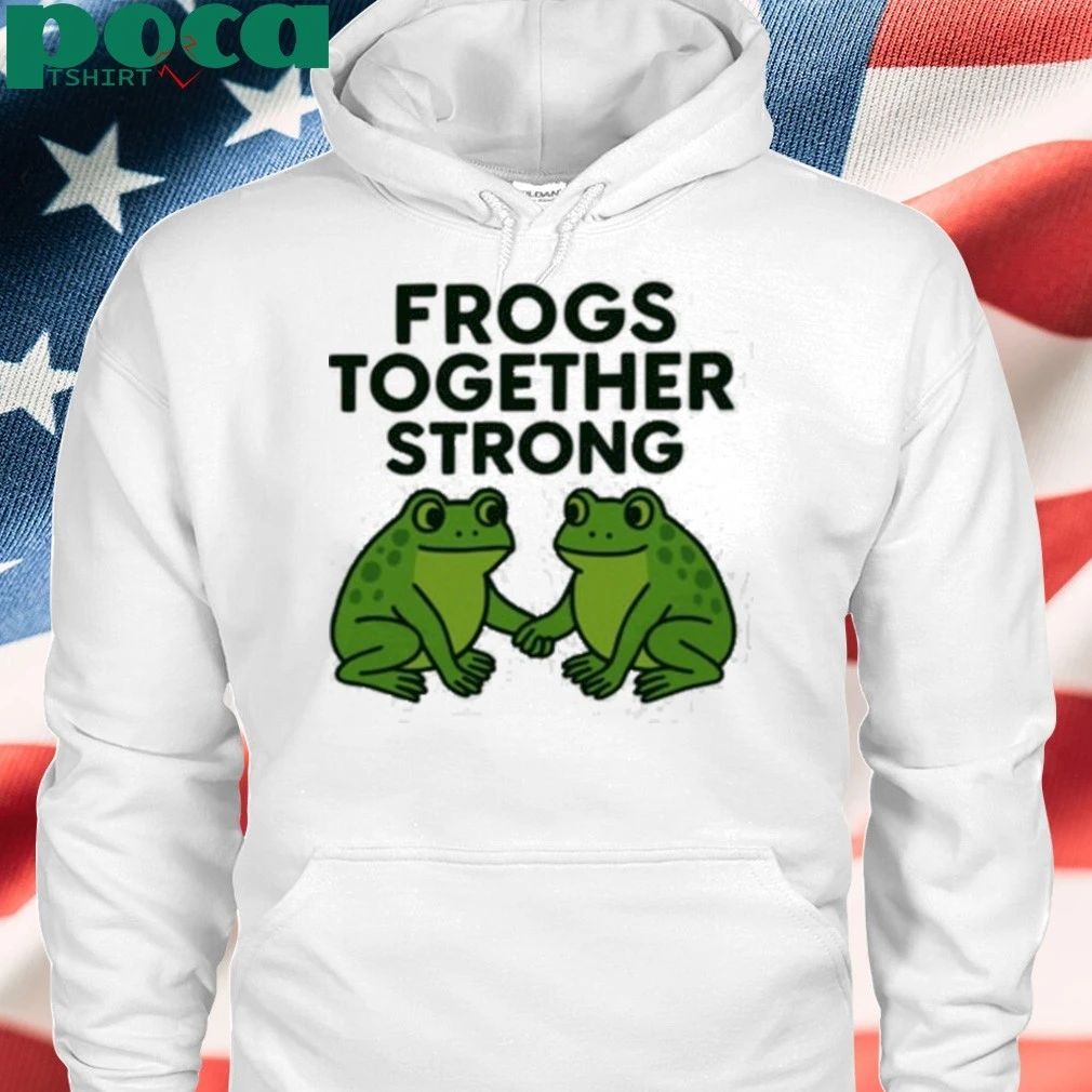 Frogs Together Strong Portland Frog T-shirt