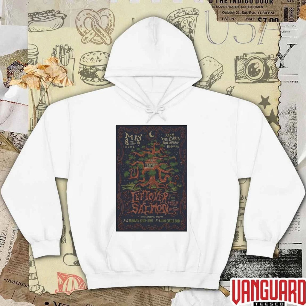 Leftover Salmon From The Earth In Roswell GA On May 8-9 2026 Tour Poster t-shirt