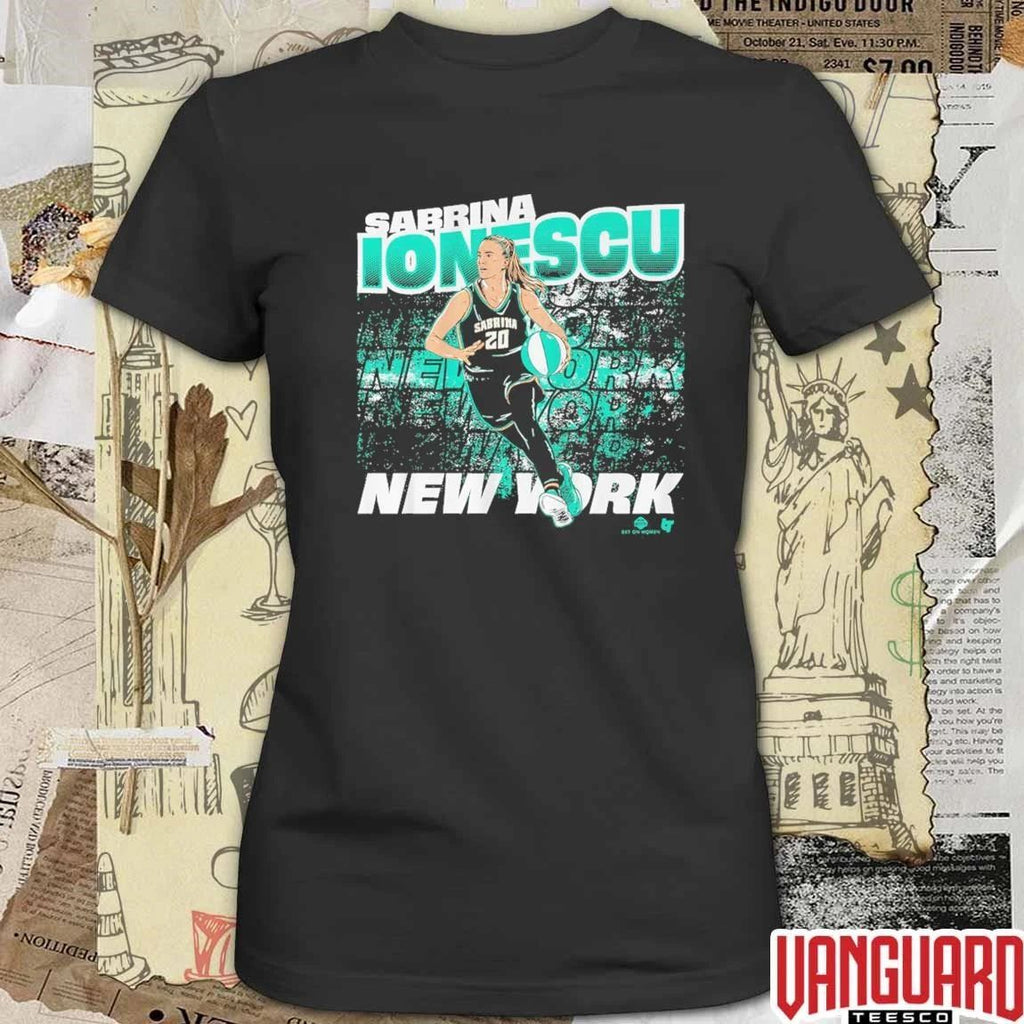 Sabrina Ionescu Street Ball New York Liberty 2026 WNBA t-shirt