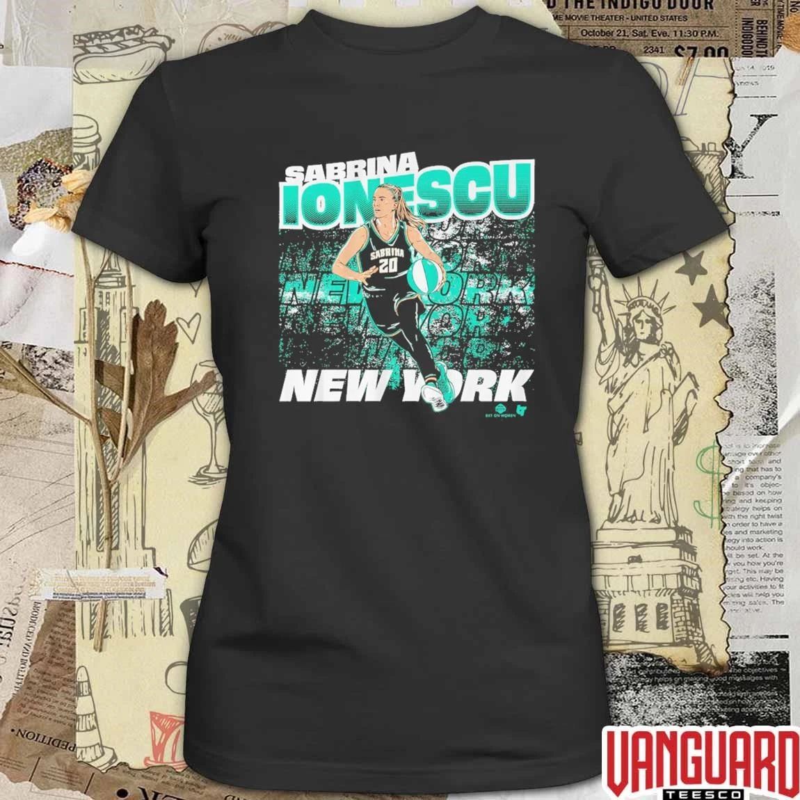 Sabrina Ionescu Street Ball New York Liberty 2026 WNBA t-shirt