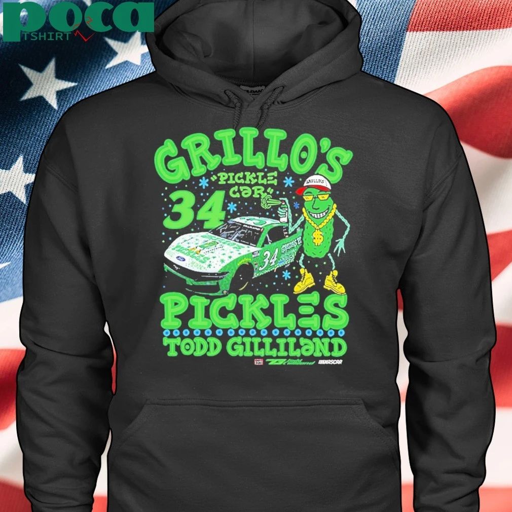 Todd Gilliland Front Row Motorsports Grillo’s Pickles T-shirt