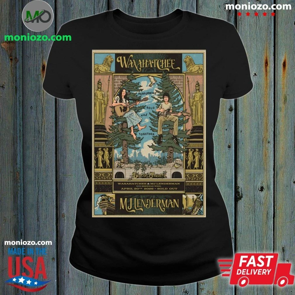 Waxahatchee And MJ Lenderman Apr 20 2026 New York NY Poster Shirt