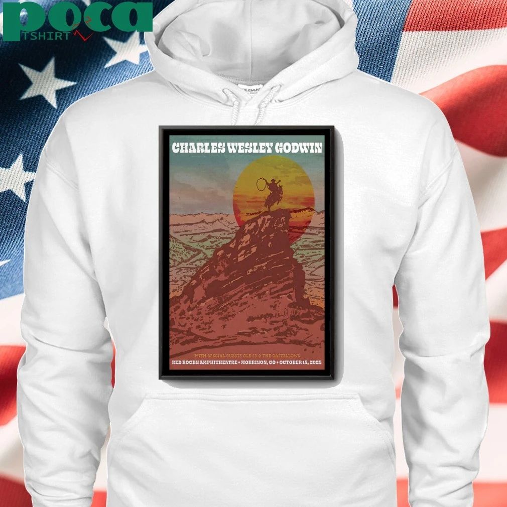Charles Wesley Godwin Oct 15 2025 The Red Rocks Amphitheatre in Morrison, CO Oct 15, 2025 Event PosterCharles Wesley Godwi shirt