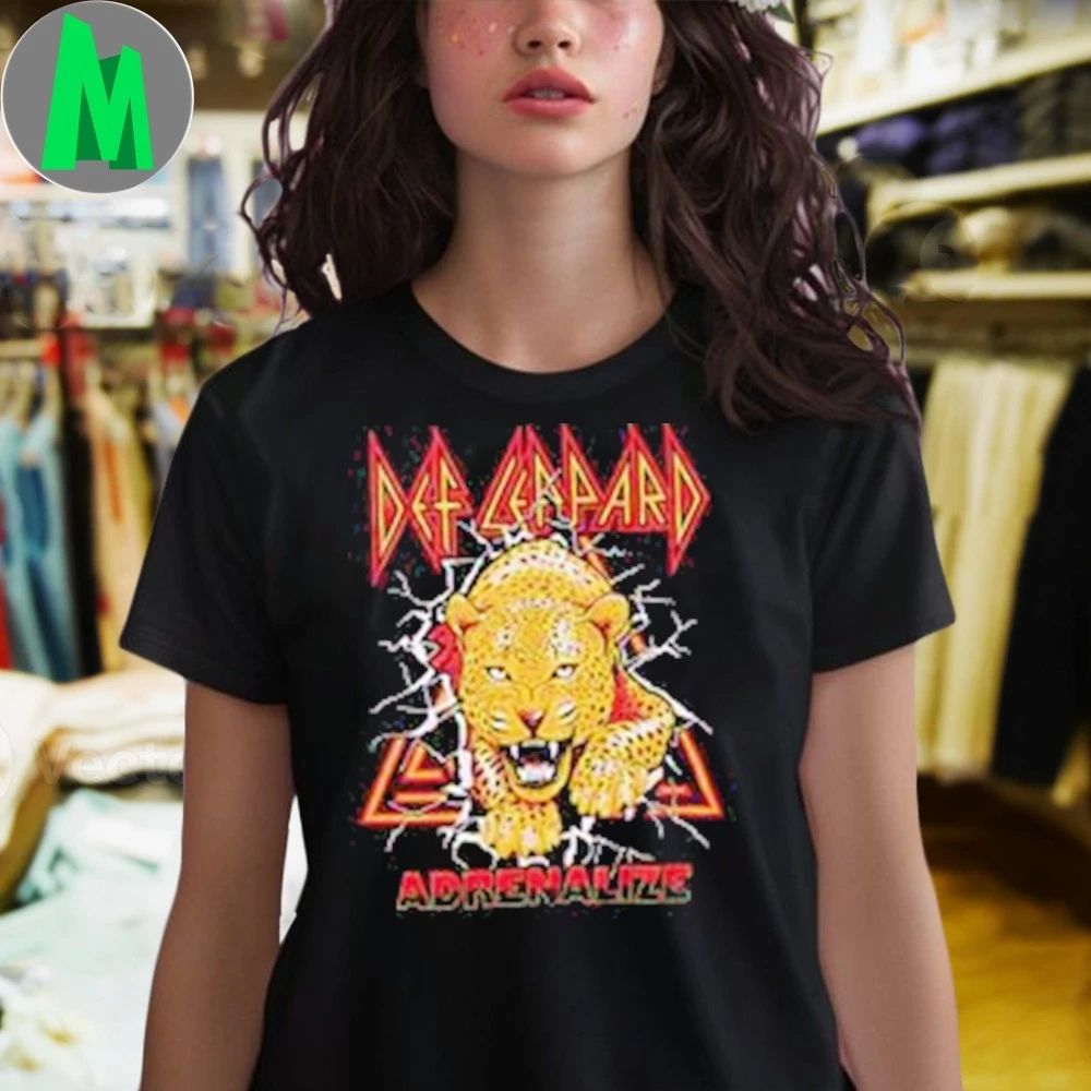 Def Leppard Adrenalize Leopard Shirt