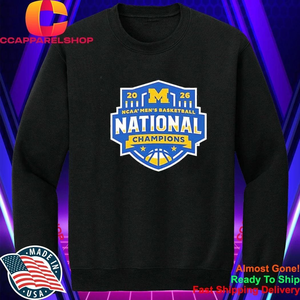Michigan Wolverines 2026 NCAA mens basketball national champions sports logo Shirt