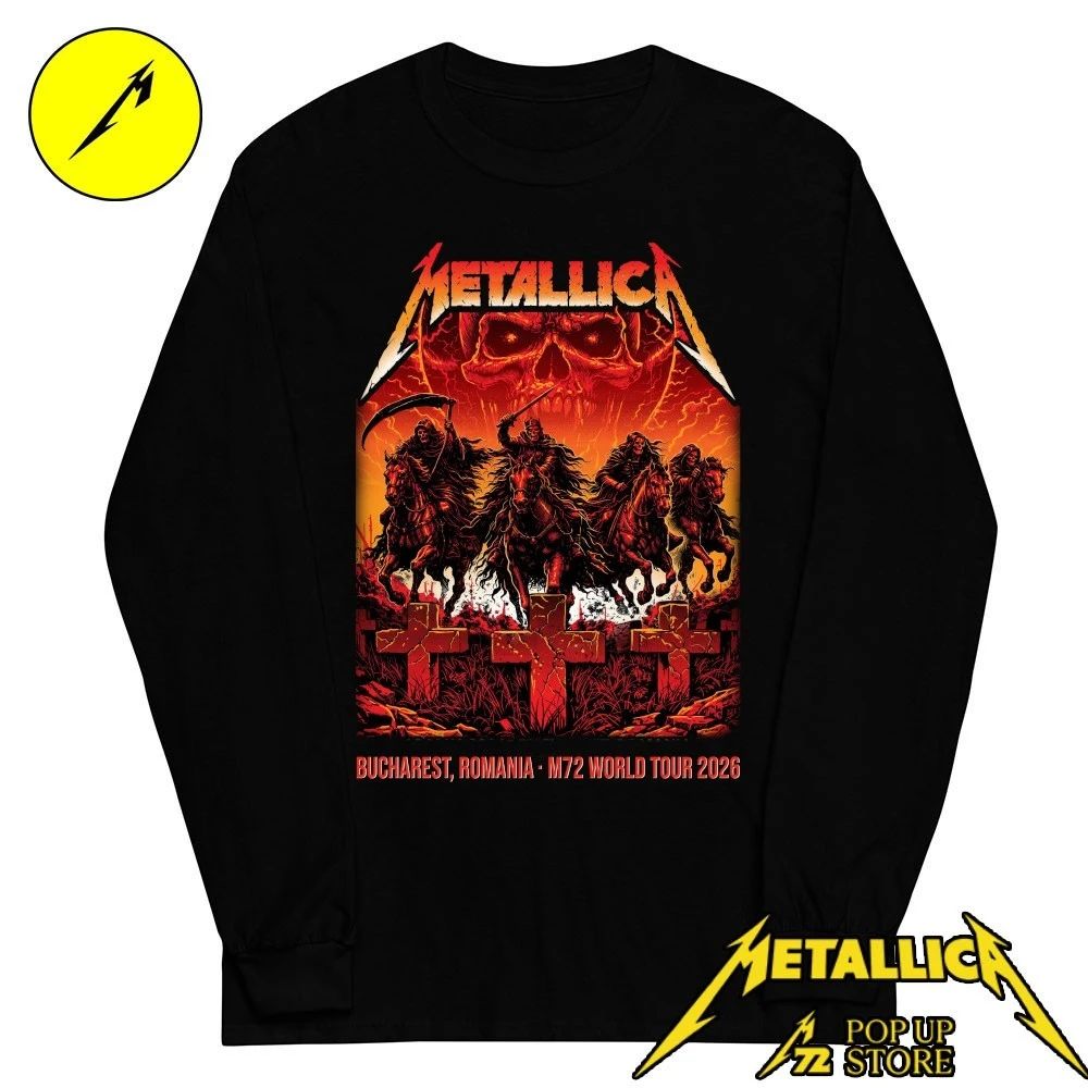 Metallica Bucharest, Romania Arena Națională May 13, 2026 M72 World Tour 2026 Shirt