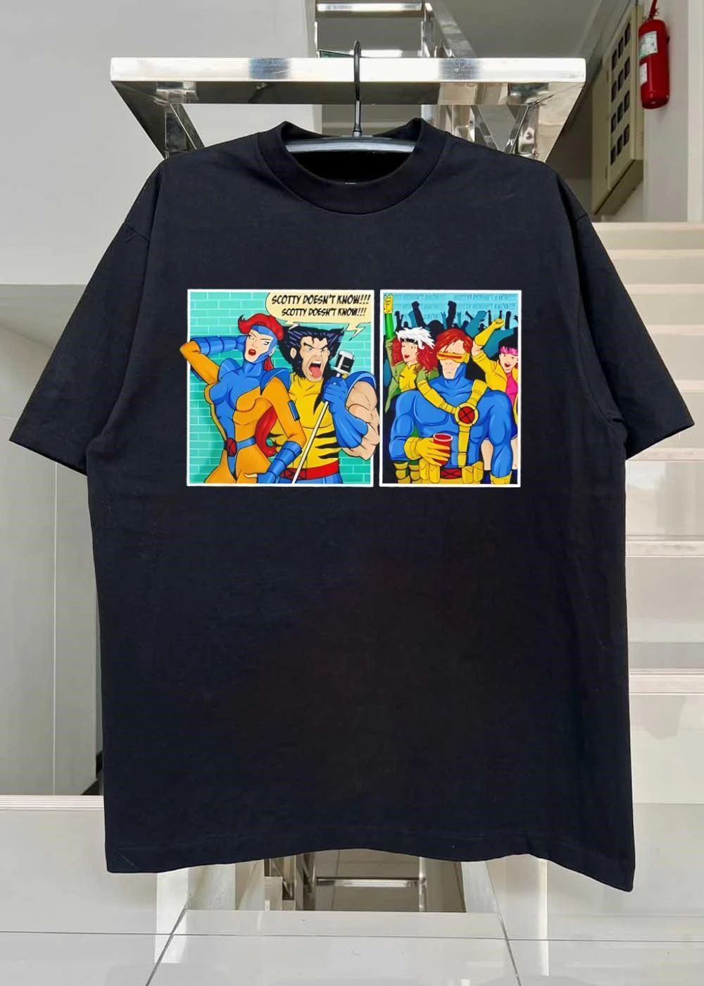 X-Men Wolverine Jean Grey Scotty Doesn’t Know Song Shirt’X-Men Cyclops Rogue Jubilee Scotty Doesn’t Know Shirt