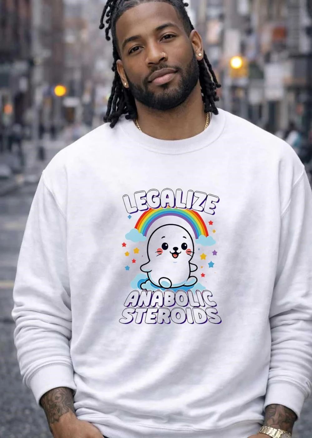 Cute Seal Legalize Anabolic Steroids T-Shirt