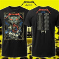 Glasgow, Scotland 25th June 2026 Metallica Shirt – M72 World Tour 2026 EU Vegas Pop-Up Art Wolf Skull Jack