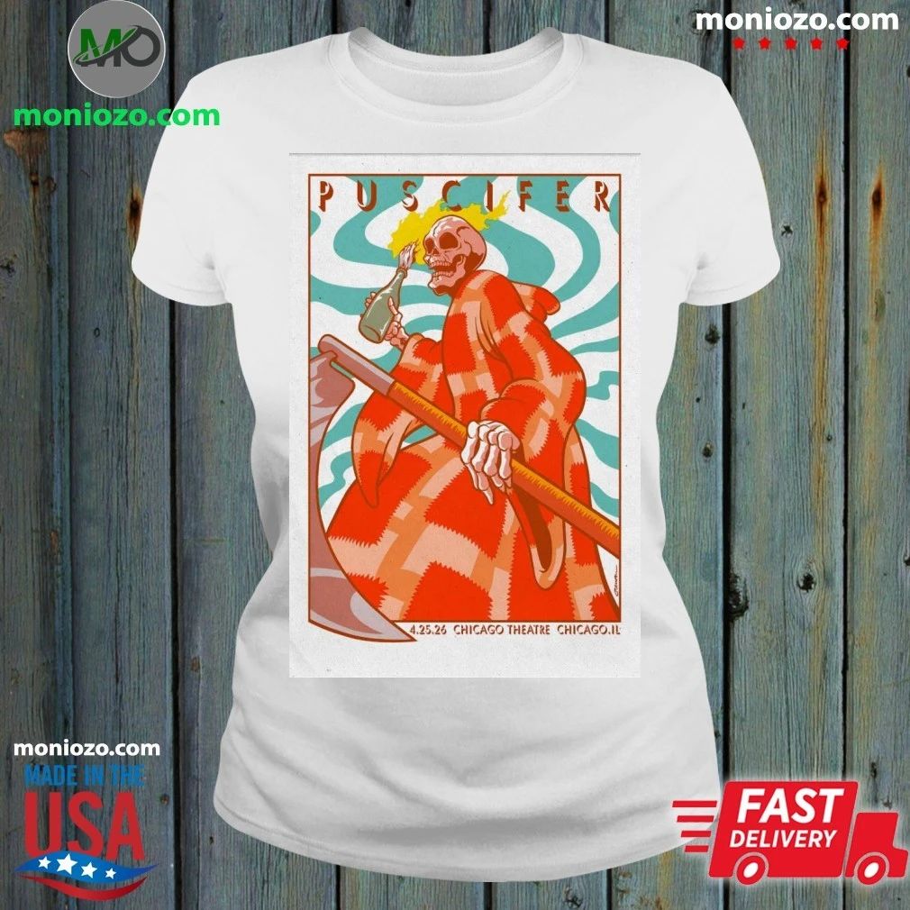 Puscifer Apr 25 2026 The Chicago Theatre Show Poster Shirt