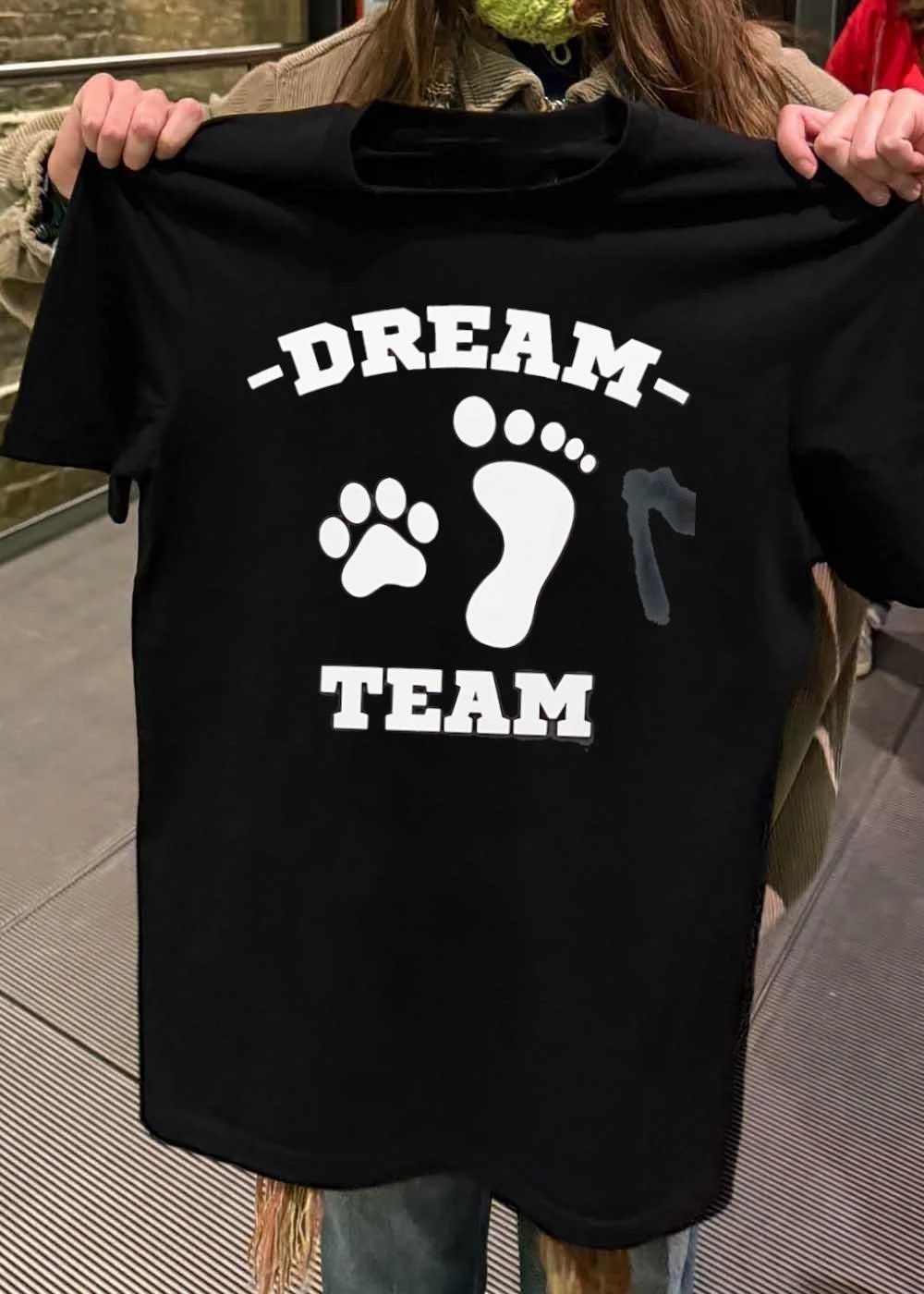 Paw and Foot Prints Dream Team T-Shirt