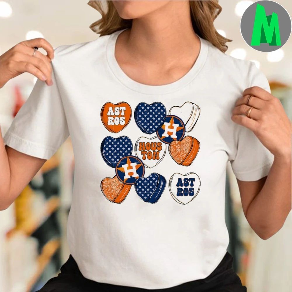 Heart Houston Astros Logo Shirt