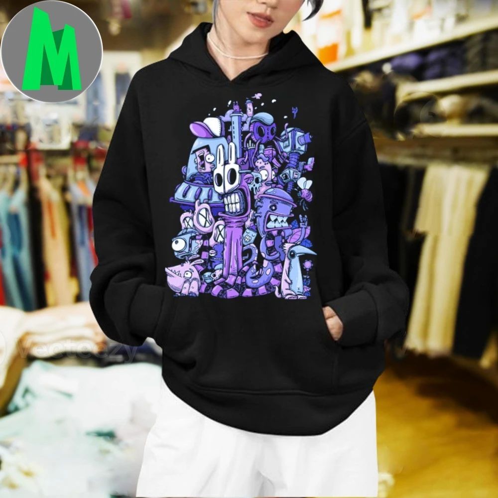 Purple Chaos Surrealist Creative Chaos Shirt