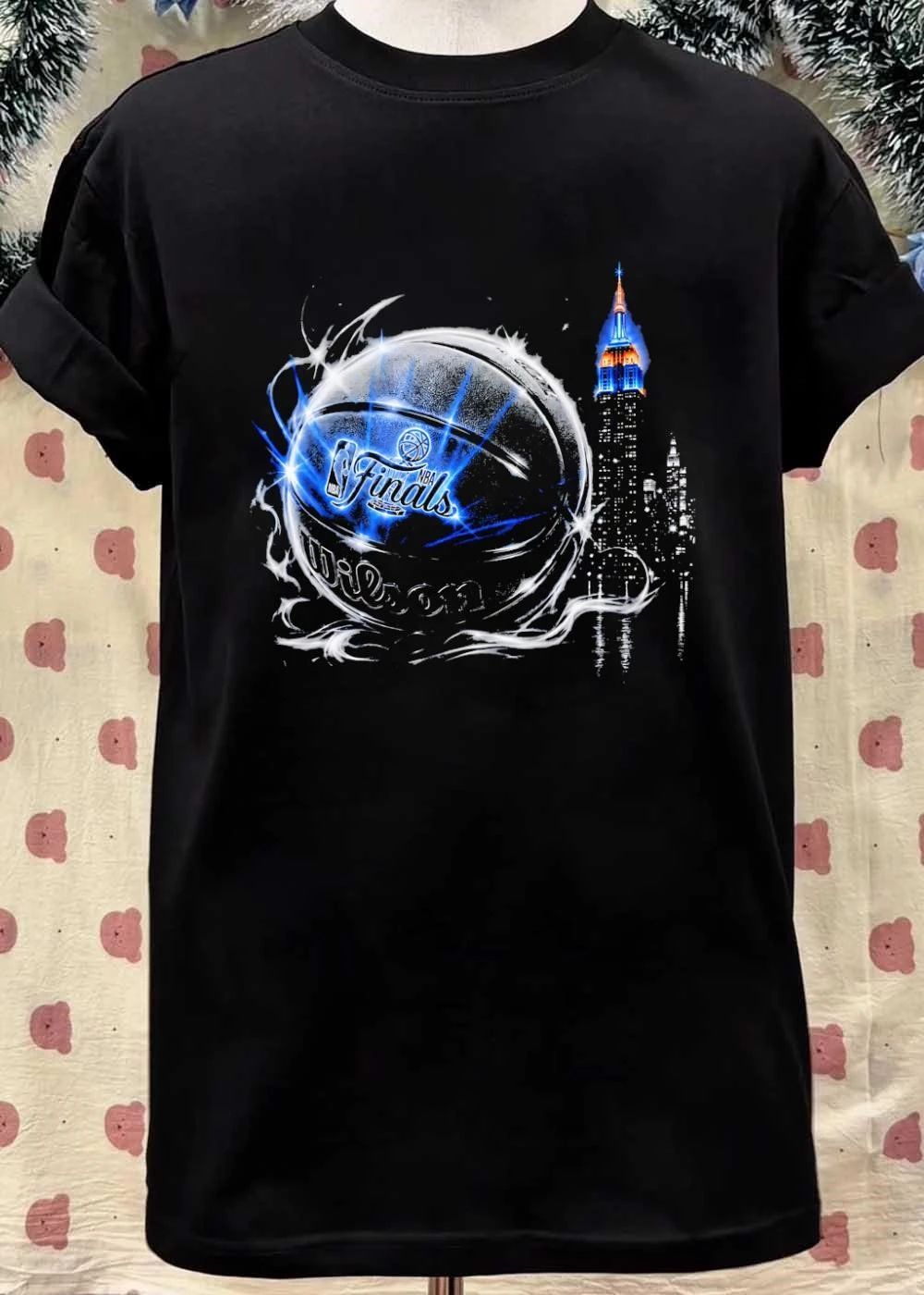 NBA Finals Basketball New York City Skyline Men’s shirt