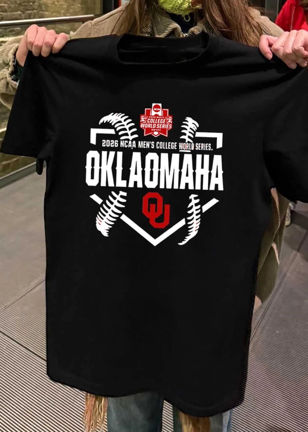 NCAA Men’s College World Series OKLAOMAHA Oklahoma Sooners T-Shirt