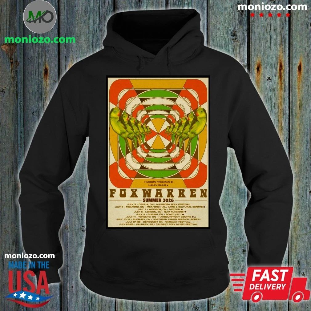 Original Foxwarren Summer Tour 26 Poster Shirt