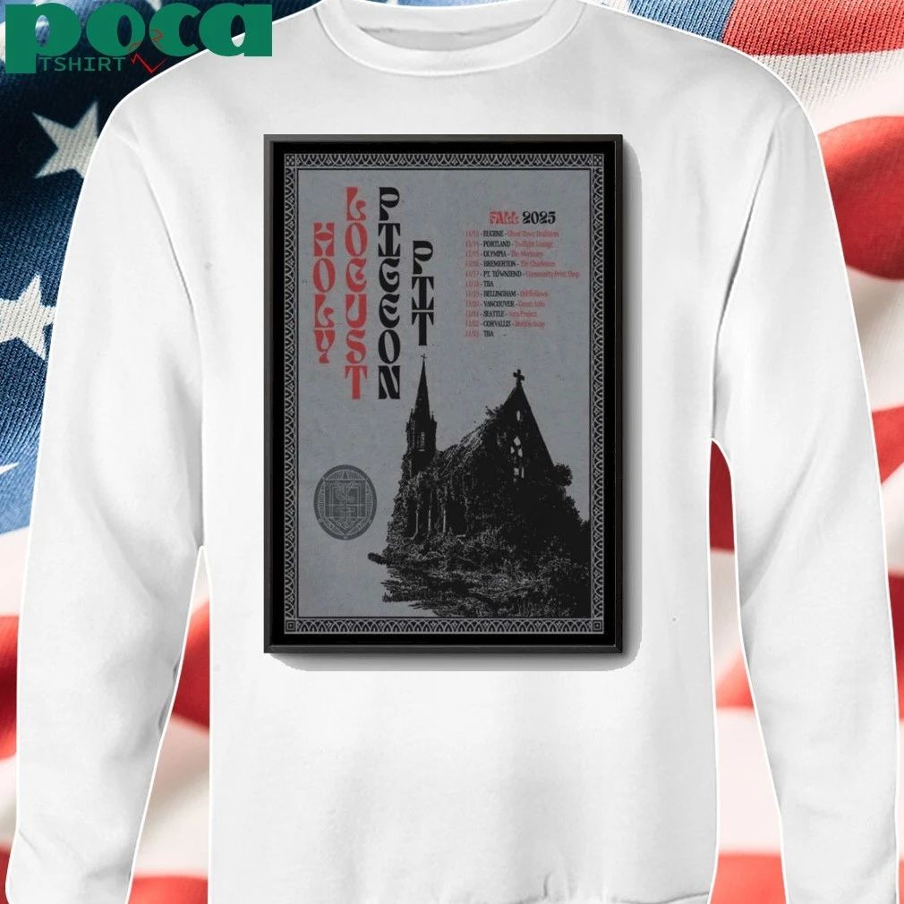 Pigeon Pit Fall Tour 2025 Poster shirt
