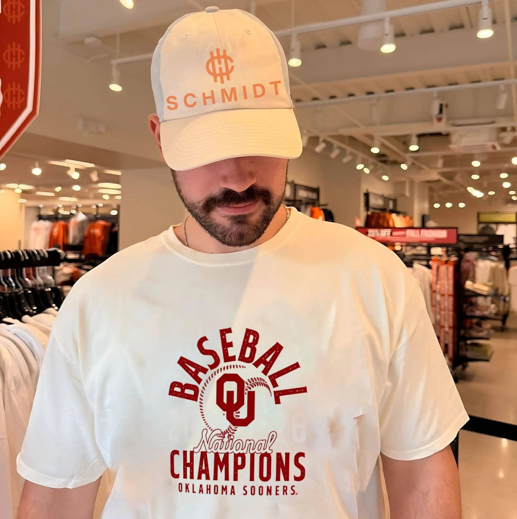 Oklahoma Sooners 2026 NCAA Baseball Men’s College World Series Champions Mascot Overlay shirt