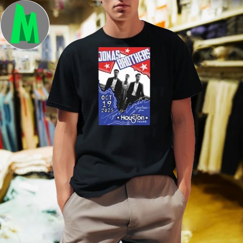 Jonas Brothers Greetings From Your Hometown Houston Tx Shirt