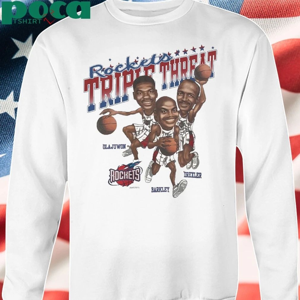Vintage Houston Rockets Triple Threat Shirt