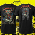 Glasgow, Scotland Concert Shirt – Metallica 25th June 2026 M72 World Tour 2026 Wolf Skull Jack