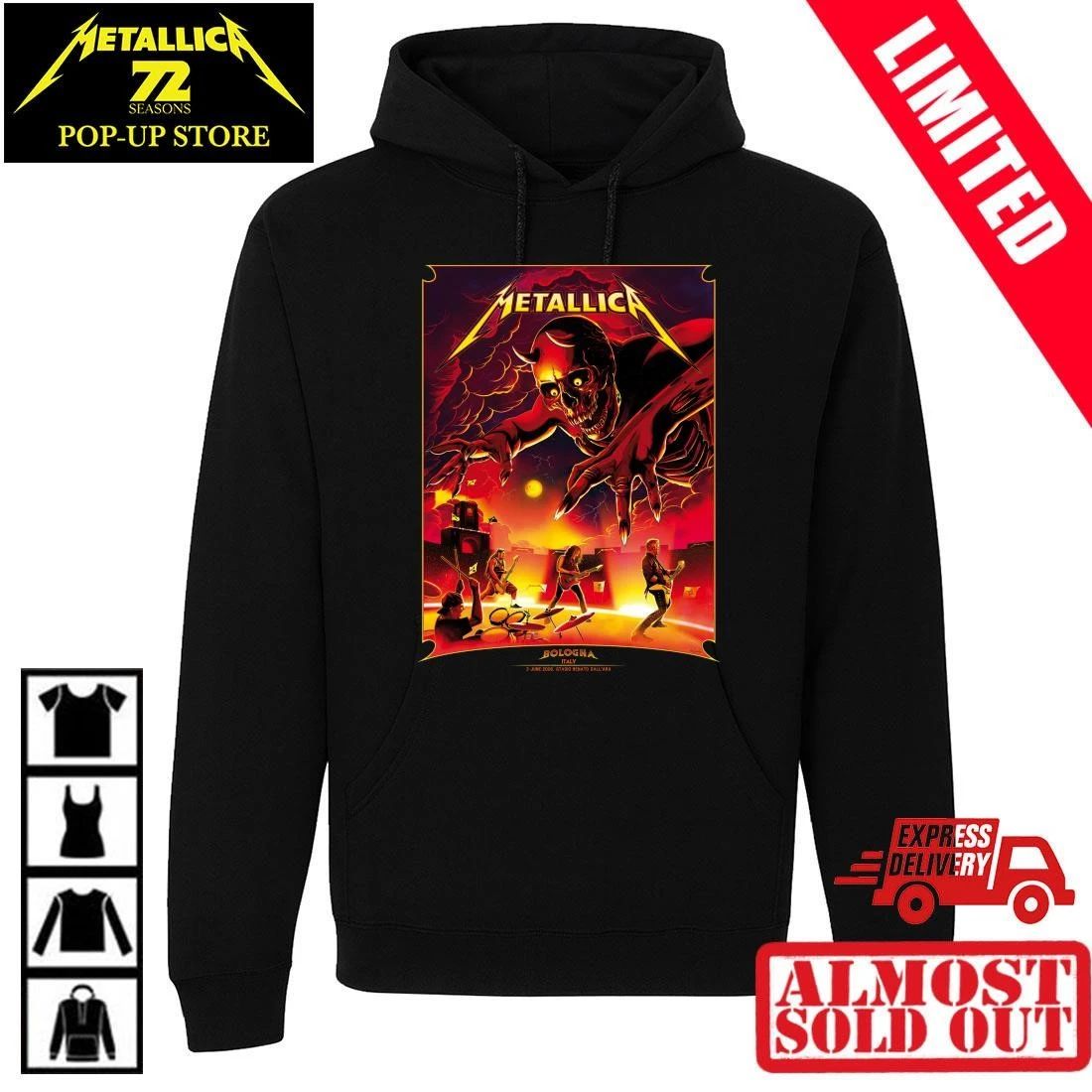 Metallica Pop-Up Shop Bologna Italy June 3 2026 Official Tee