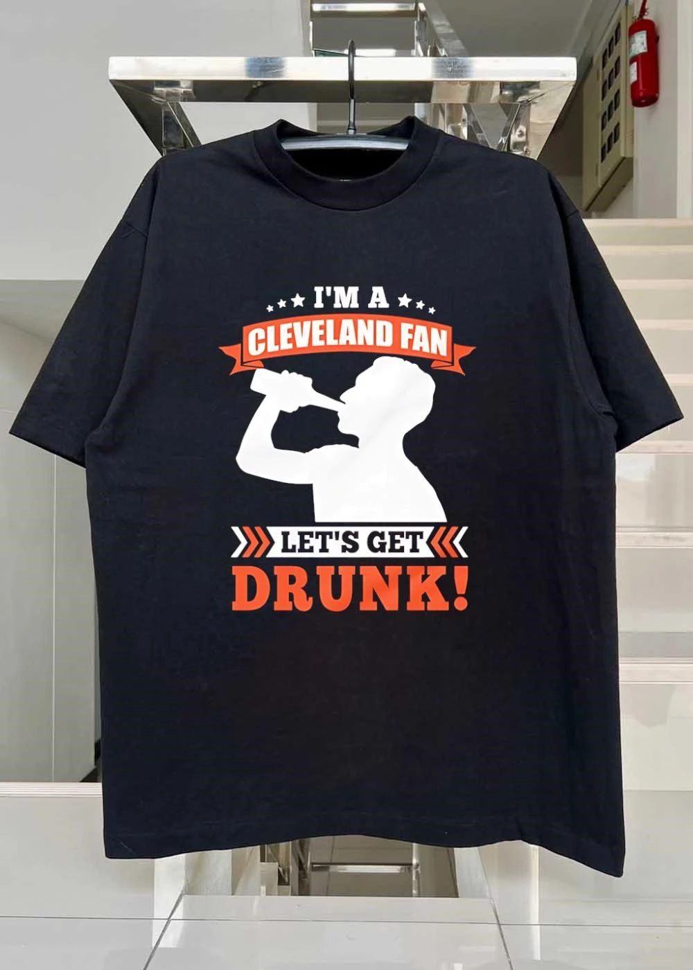Cleveland Fan Let’s Get Drunk Beer Drinking Funny Sports shirt