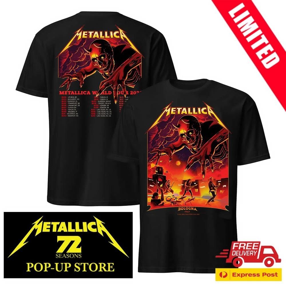 Metallica Stadio Renato Dall’Ara T-Shirt