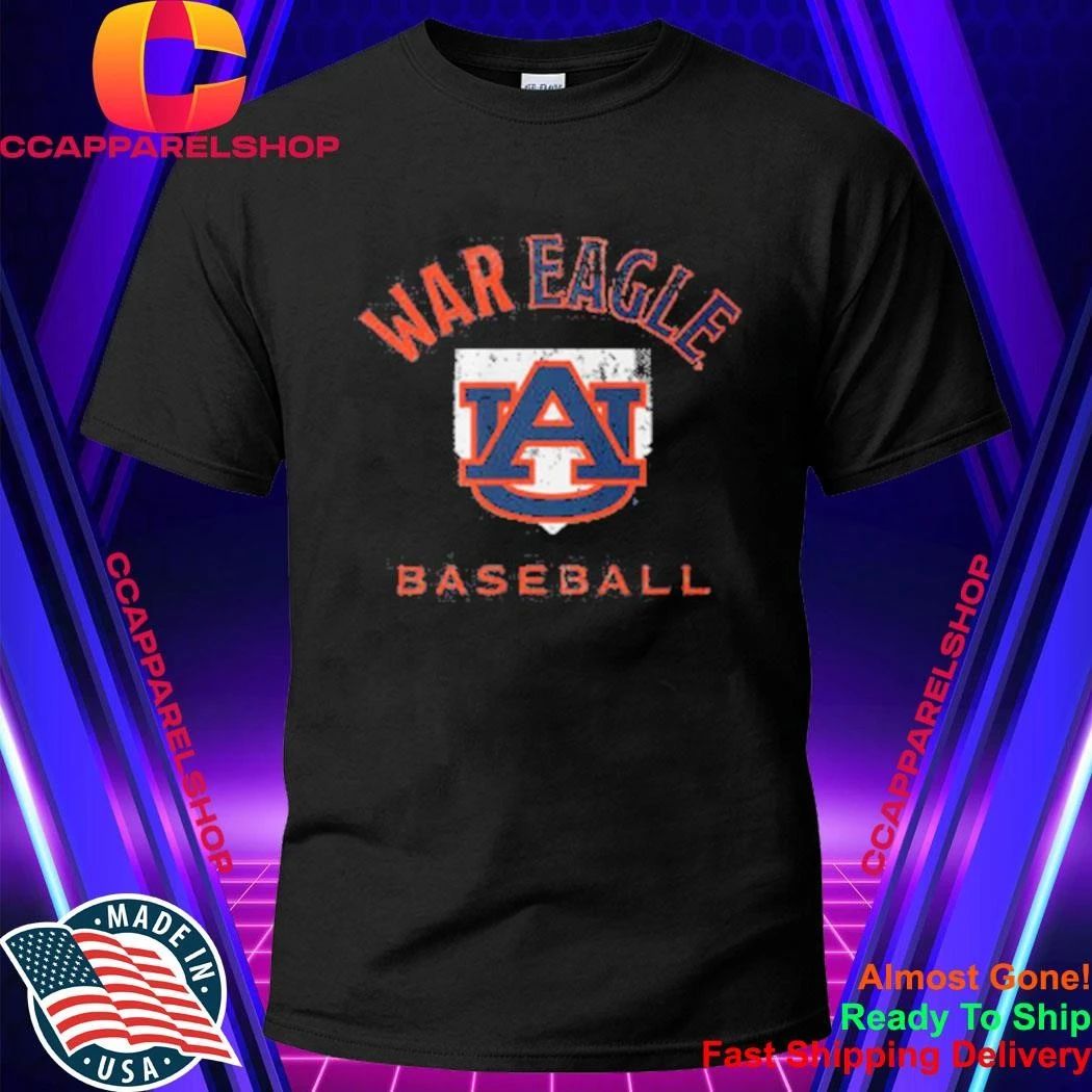 War Eagle Auburn Baseball Home Plate Shirt
