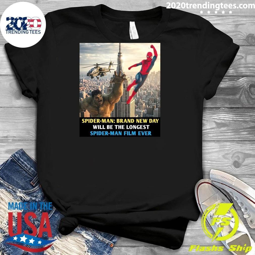 Spider-Man Brand New Day Will Be The Longest Spider-Man Film Ever Shirt