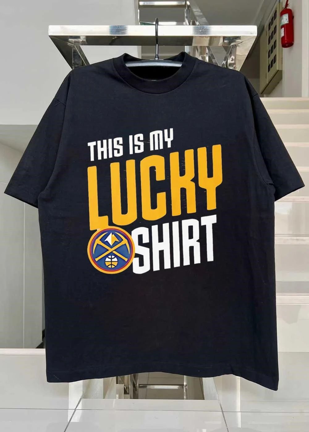 Lucky Nuggets Gear This Is My Lucky Shirt Denver Nuggets T-Shirt