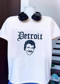 Detroit Tom Selleck Mustache Portrait T-Shirt