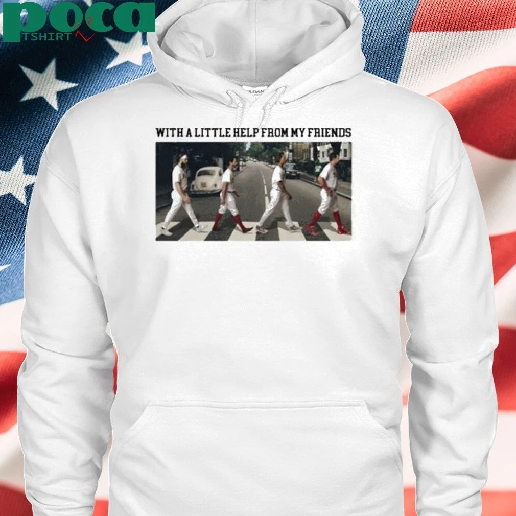 With A Little Help From My Friends Philadelphia Phillies Shirt