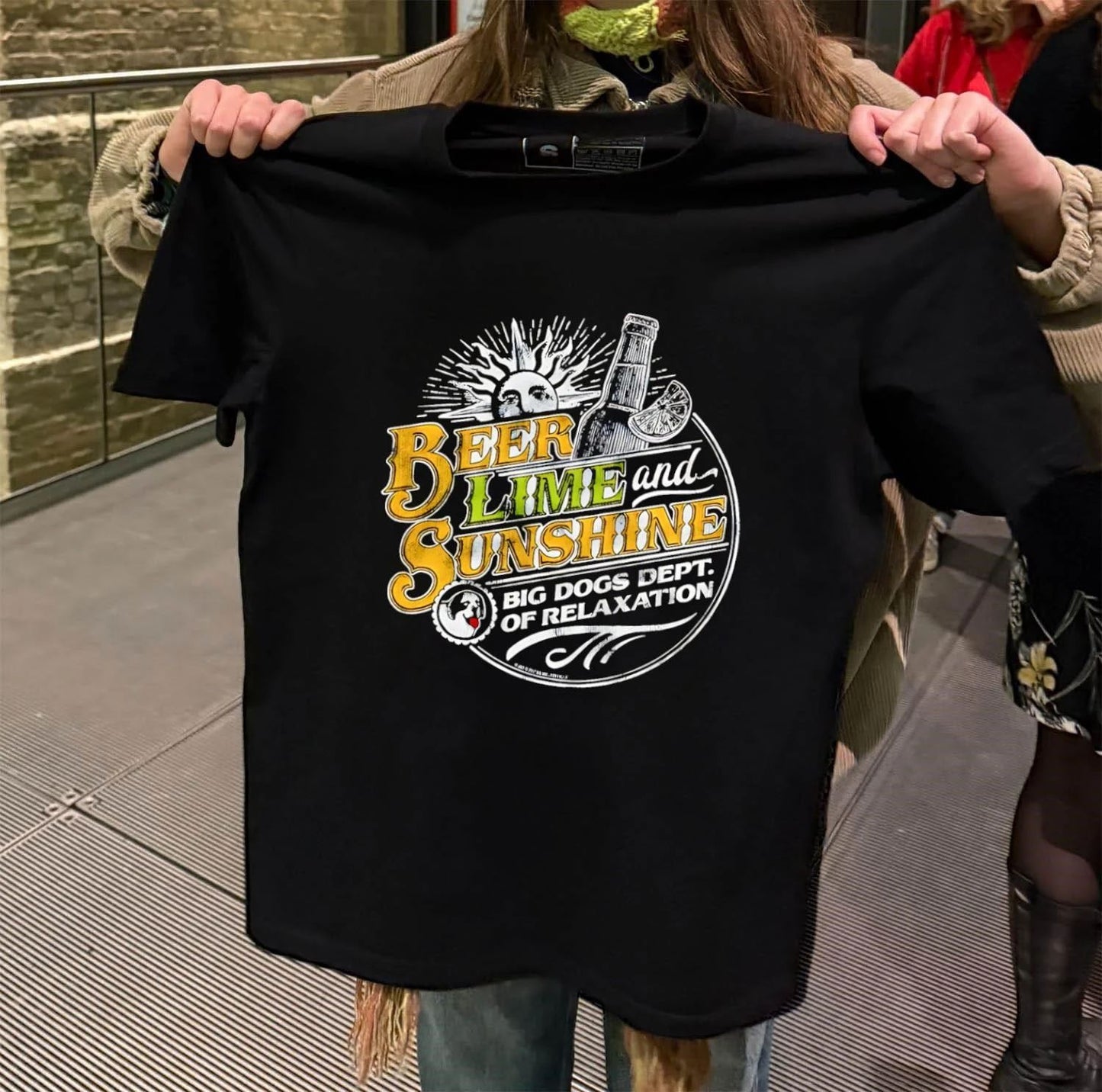 Beer Lime And Sunshine Big Dogs Dept Of Relaxation shirt