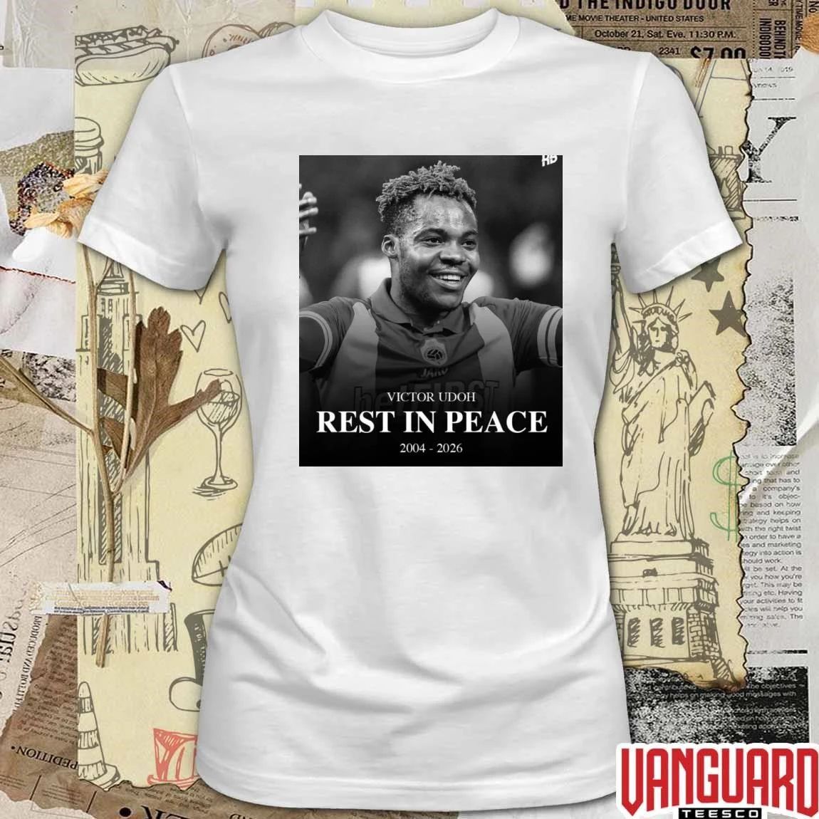 Victor Udoh Rest In Peace 2004 – 2026 Trivela Spor Poster t-shirt