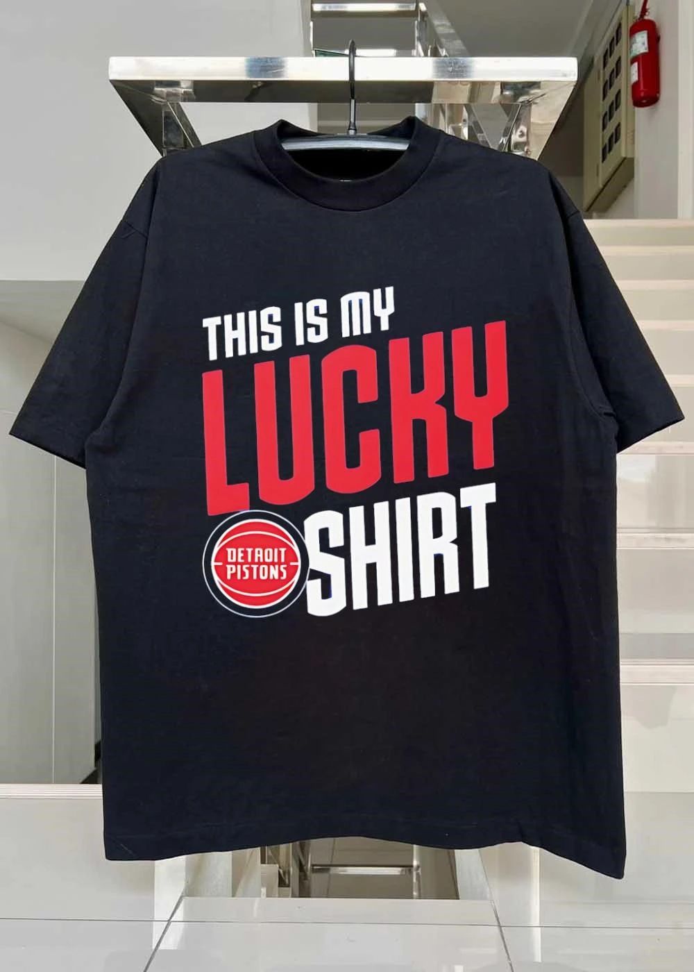 Detroit Pistons Fan Apparel This Is My Lucky Shirt