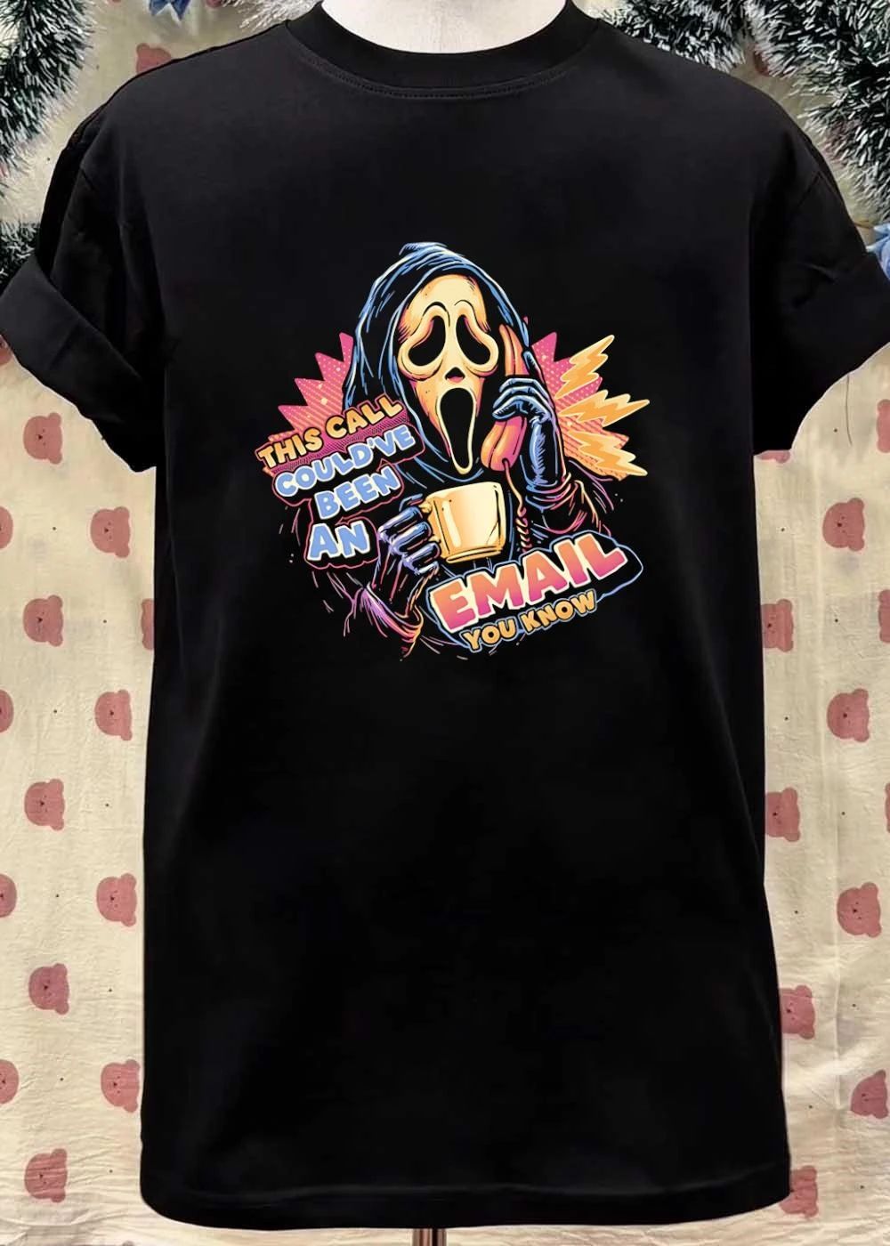 Ghostface Office Humor This Call Could Have Been an Email You Know T-Shirt