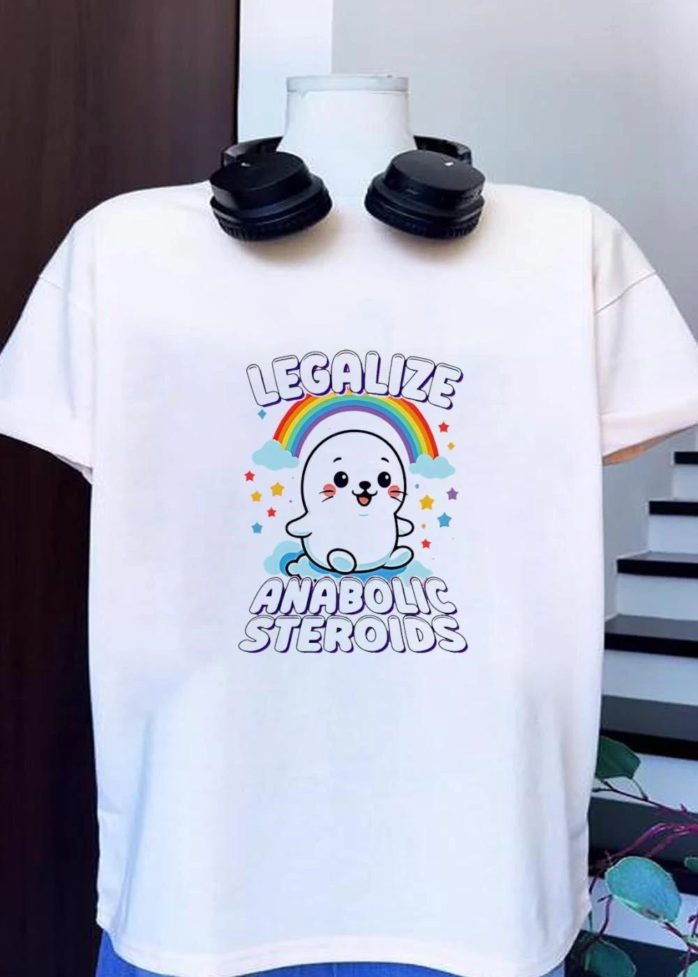 Cute Seal Legalize Anabolic Steroids T-Shirt