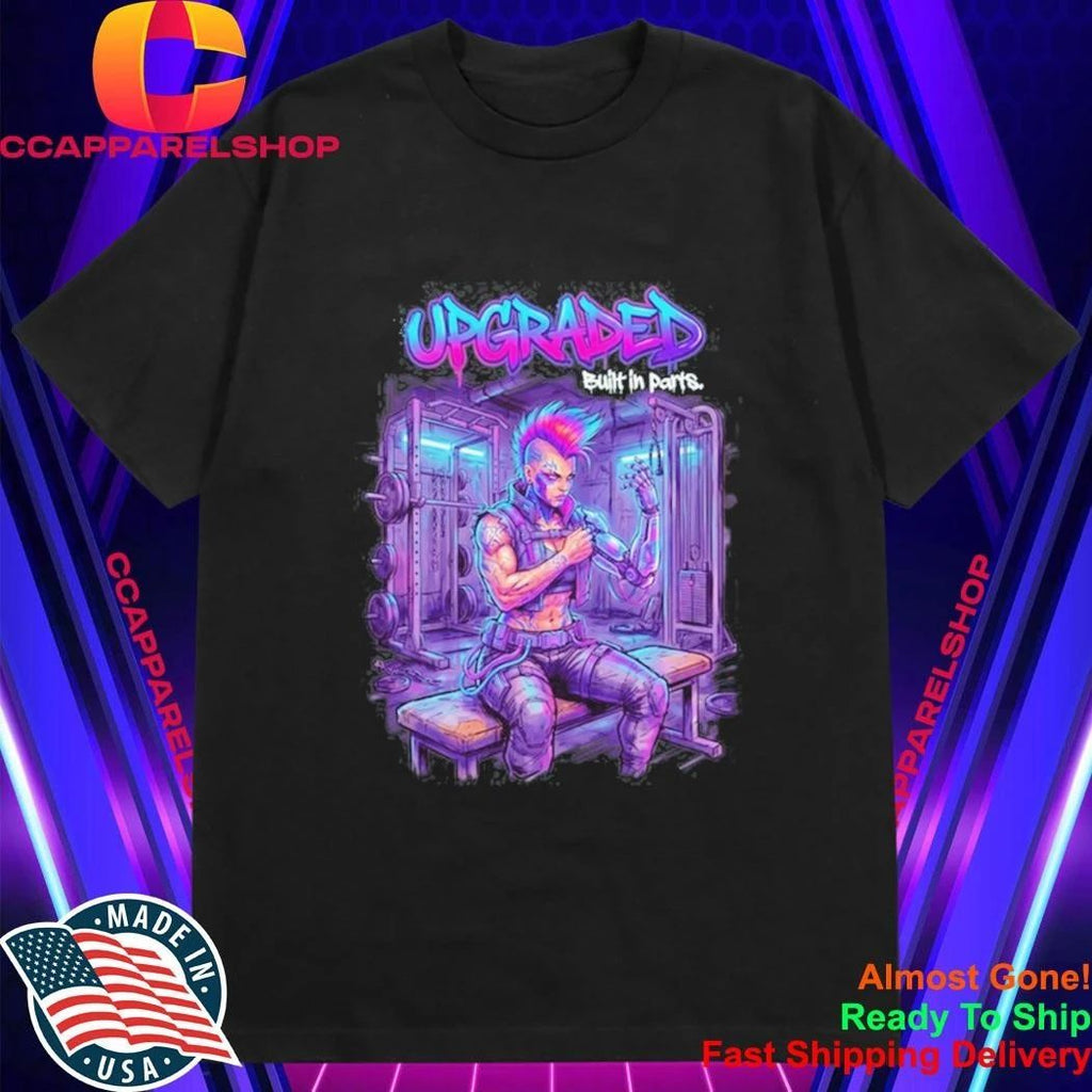 Girl Cyberpunk Upgraded Built In Parts Shirt