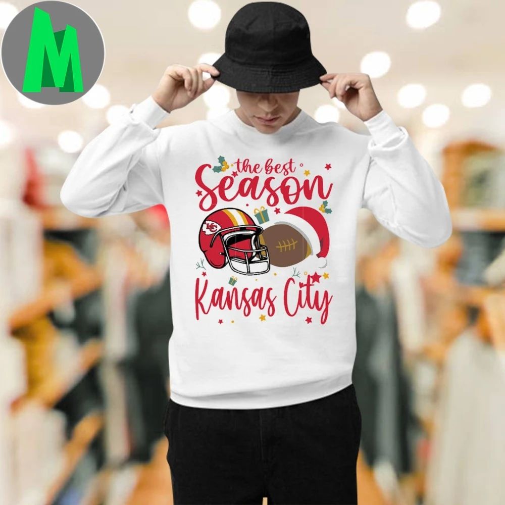 The best season Kansas City christmas rugby ball shirt