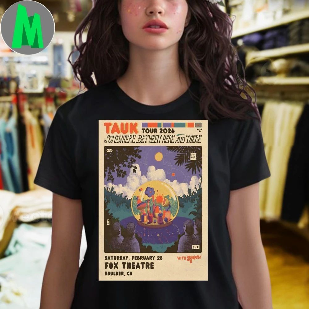 Original Tauk Fox Theatre Boulder Co Feb 28 2025 Poster Shirt