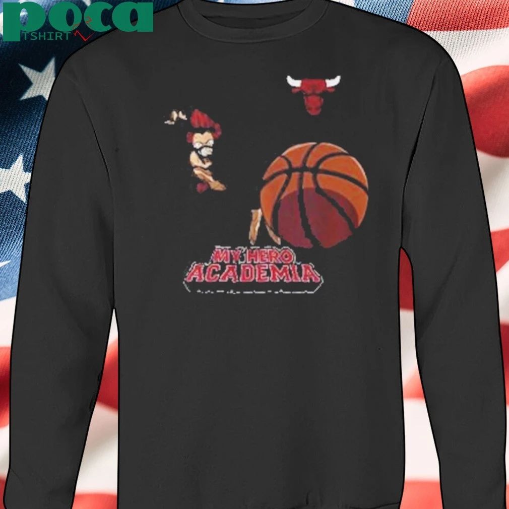 Hyperfly x NBA x My Hero Academia Krishima Chicago Bulls shirt
