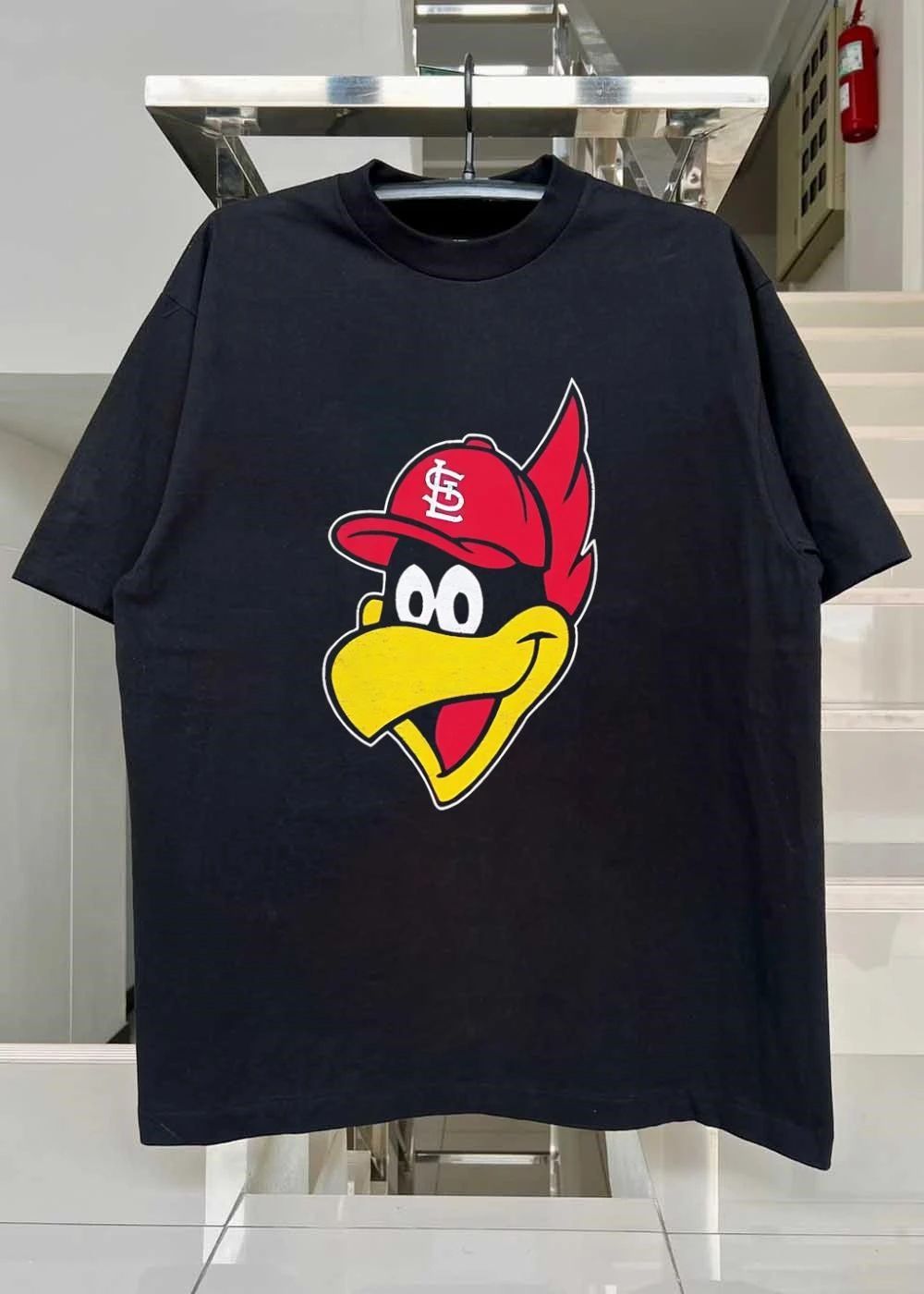 St Louis Cardinals Mascot Logo Baseball Team T-Shirt
