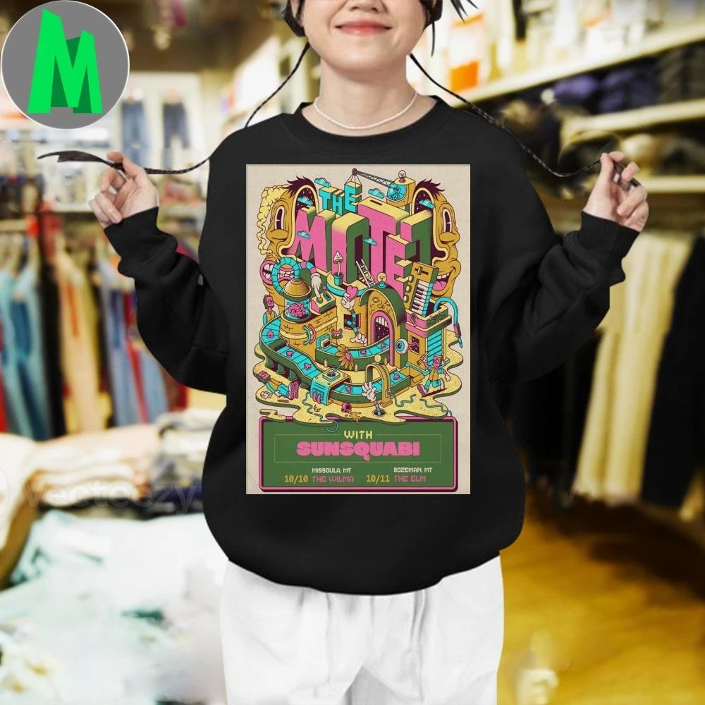 The Motet Oct 10-11 2025 In Missoula MT And Bozeman MT Poster Shirt