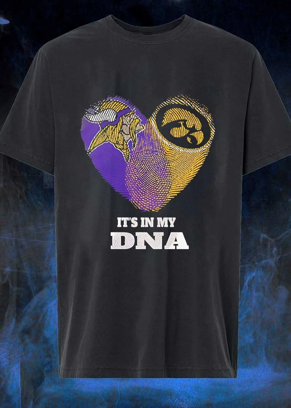 Minnesota Vikings Iowa Hawkeyes It Is in My DNA Minnesota Vikings Iowa Hawkeyes T-Shirt