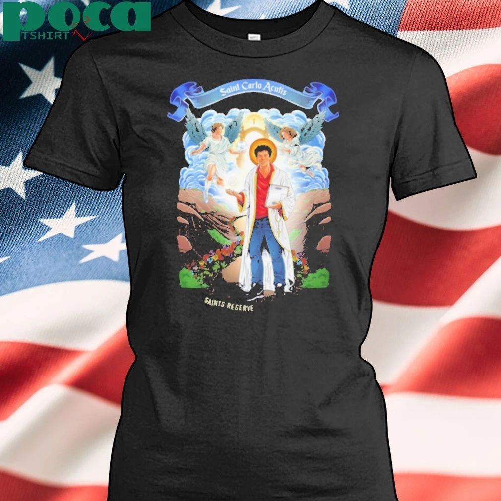 St. Carlo Acutis Saints Reserve Canonization T-shirt