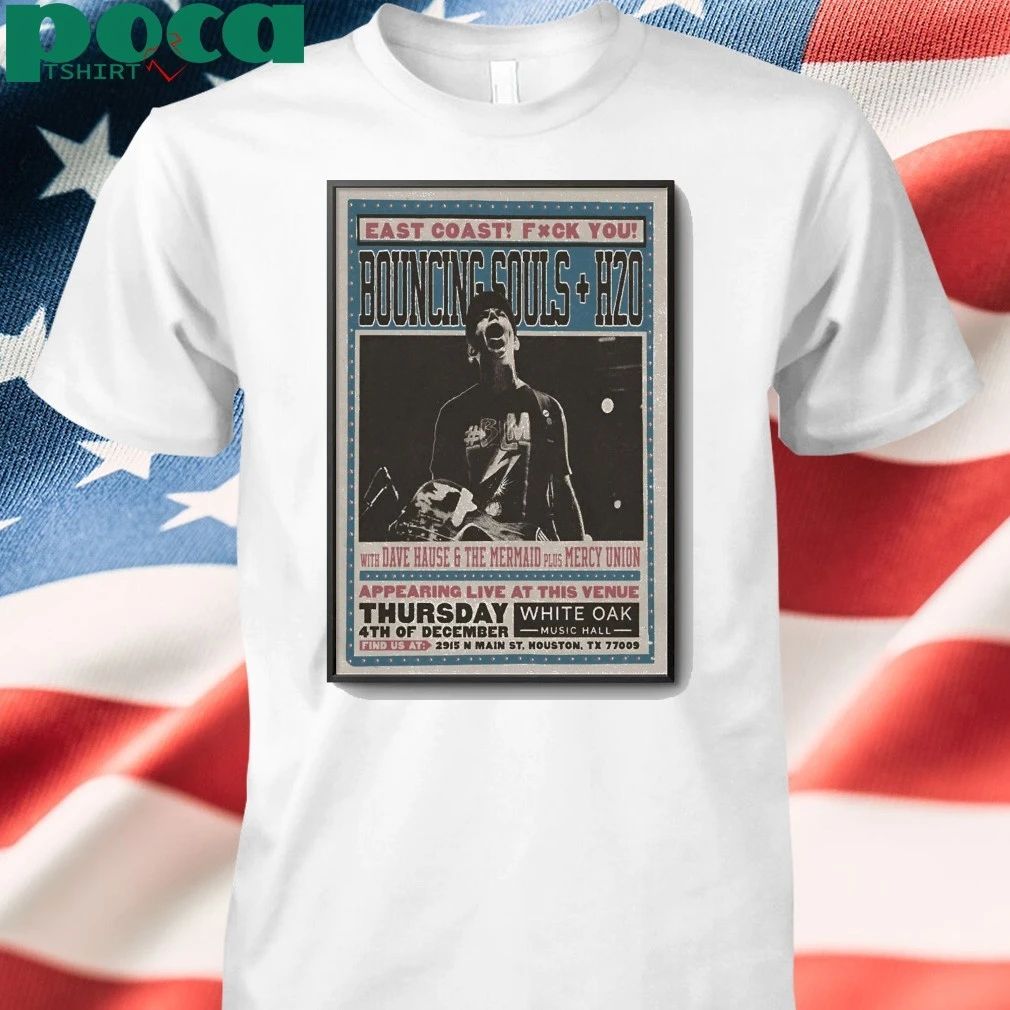 The Bouncing Souls Houston TX, December 4 2025 Poster shirt