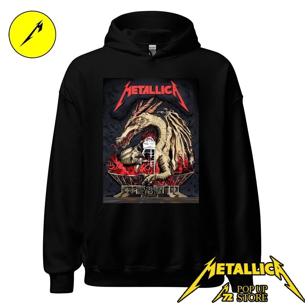 Oversized Metallica M72 Tour Shirt – Chorzow Poland Dragon Heavy Metal Limited Edition Tee