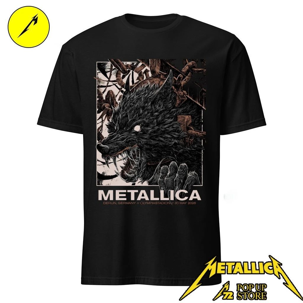 Metallica at Olympiastadion in Berlin, Germany, on May 30, 2026 Poster T-Shirt