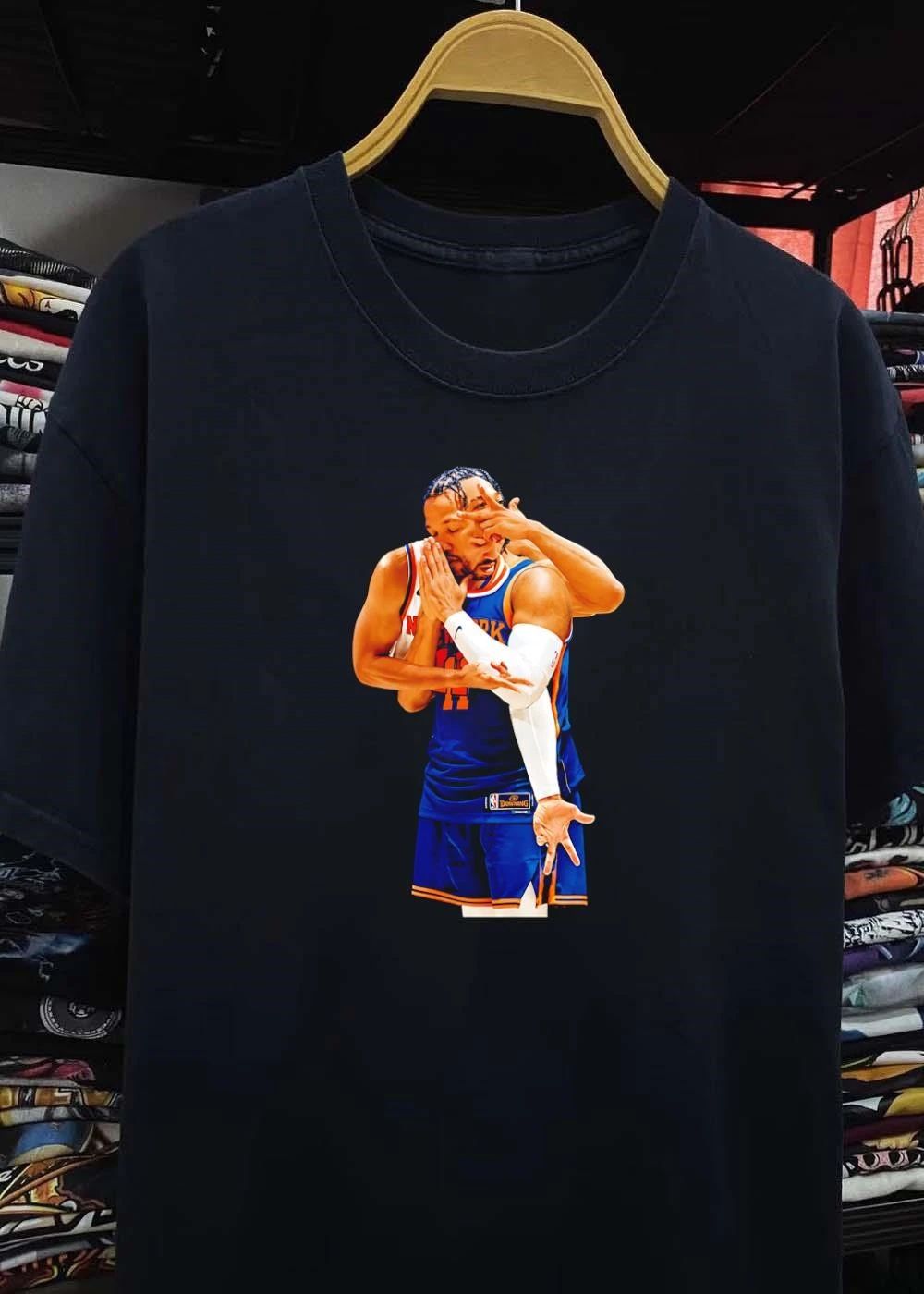 Jalen Brunson Prayer Hands Gesture New York Shirt T-Shirt